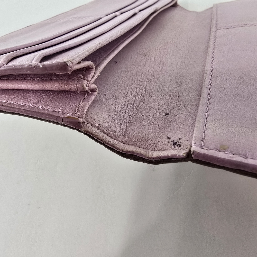 Coach Madison Op Art Optic Carriage Leather Wallet CC Checkbook Clutch Snap Y2k - Picture 9 of 11